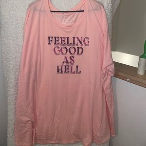 Size 6 Torrid Graphic Tee “Feeling Good As Hell”